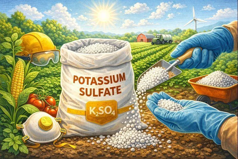 کاربرد سولفات پتاسیم در کشاورزی و افزایش کیفیت محصولات